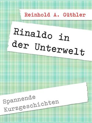cover image of Rinaldo in der Unterwelt